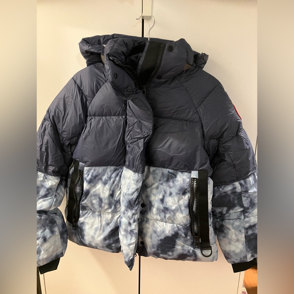 Canada Goose NWT Junction Parka Jacket Size XS in Navy / Haze / Light Grey
